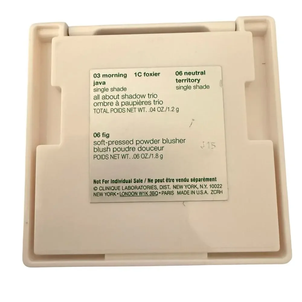 LuLu DK Clinique All About Shadow Morning Java Foxier Neutral Territory 06 Blush